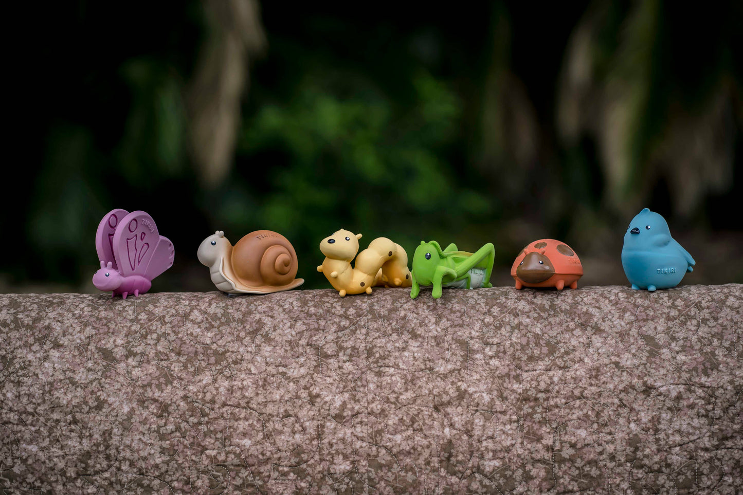 Snail Natural Rubber Teether, Rattle & Bath Toy