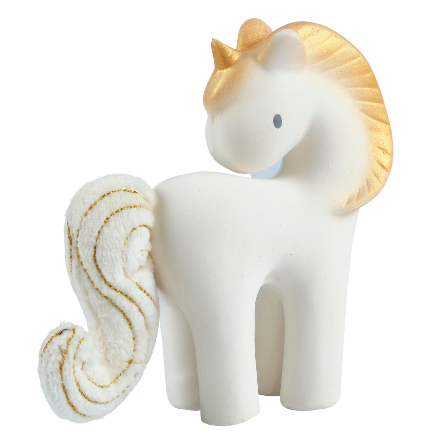 Shining Stars Unicorn Nat. Rubber Rattle with Crinkle Wings
