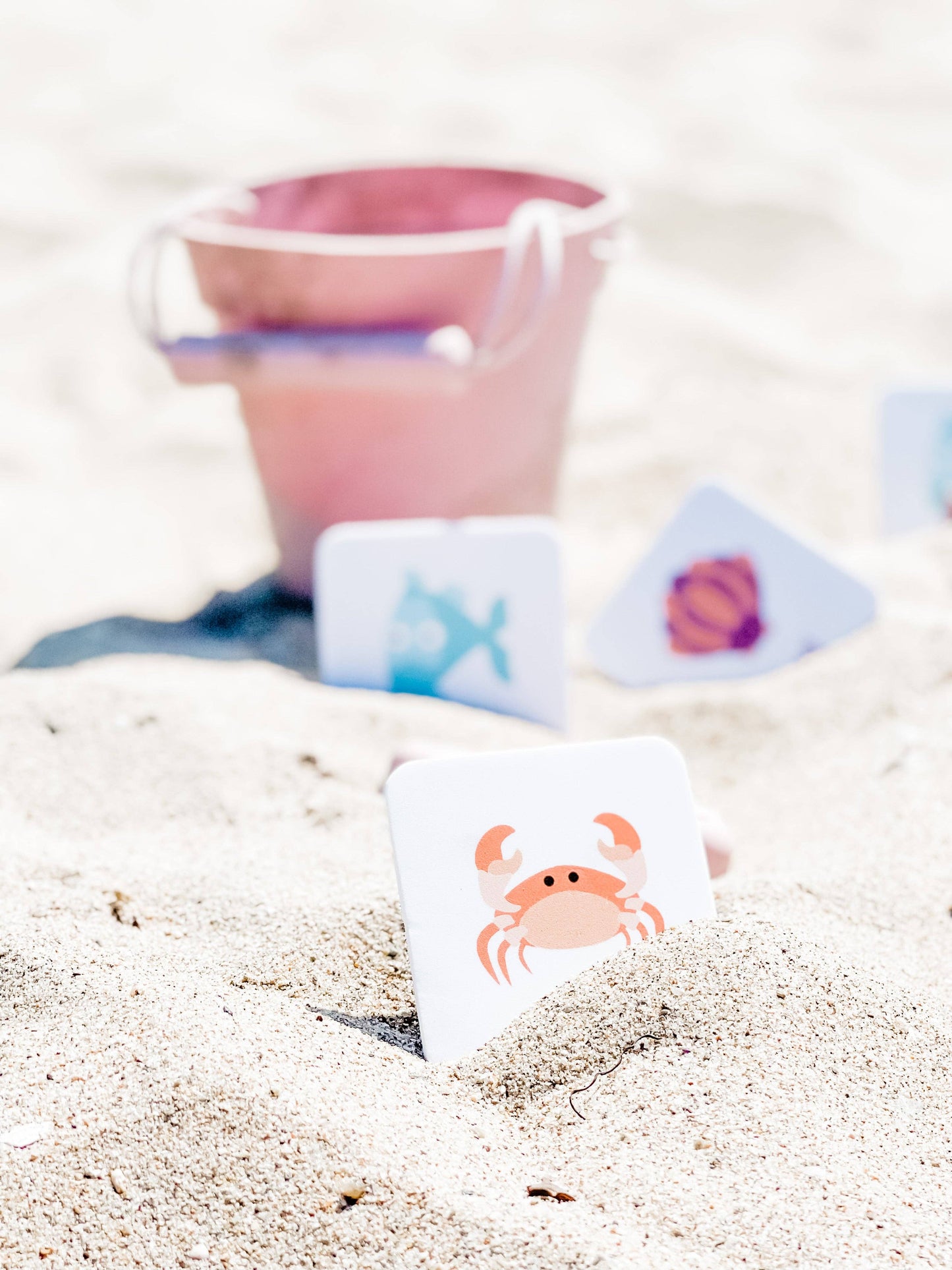 foam sea creature cards, Bath, Pool, Beach Waterproof Play Cards
