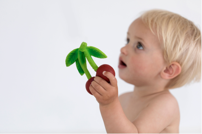 Mery the Cherry rubber teether