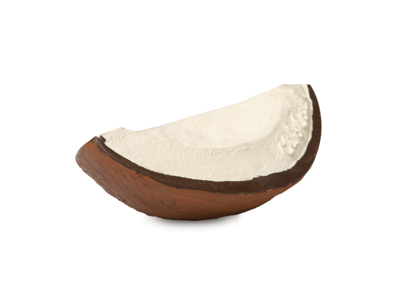 Coco the Coconut baby teether natural rubber
