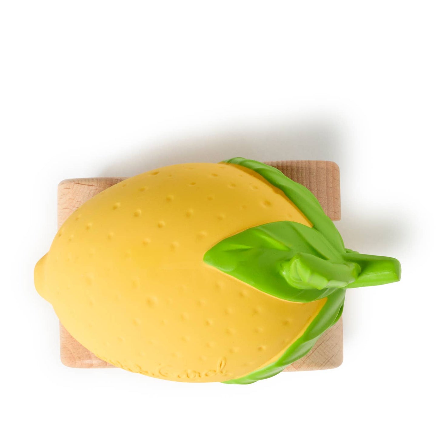 Lou The Lemon Baby Car, natural rubber, wood