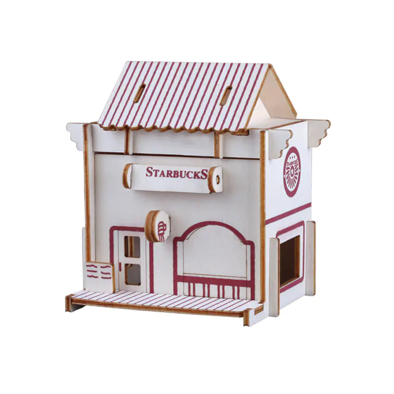 3D Puzzle House Model for Kids' Educational Play