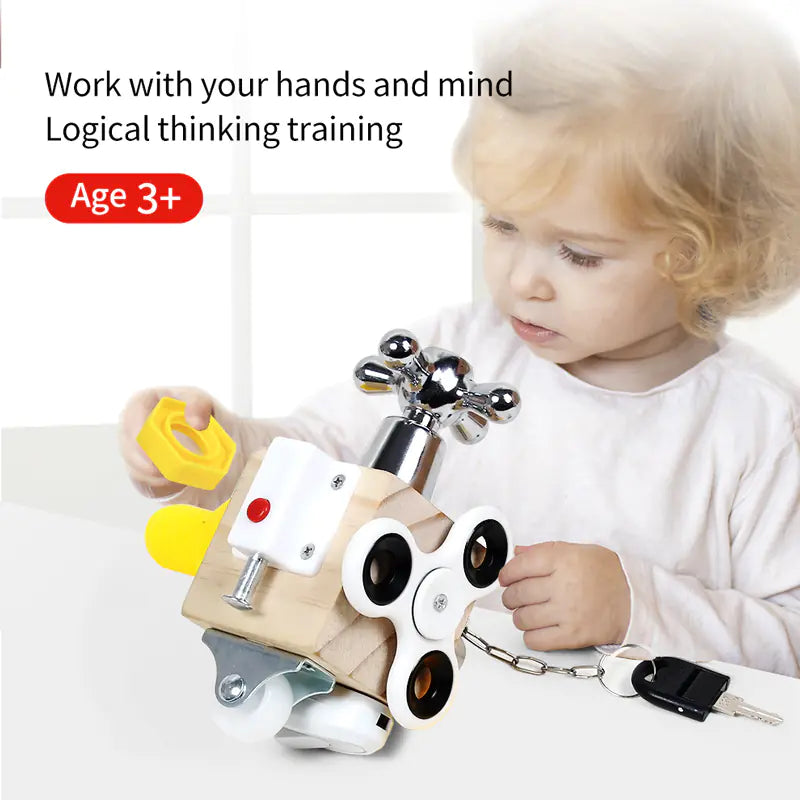 Montessori Busy Board for Kids - Educational Toy