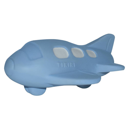 Plane, Rattle & Bath Toy natural rubber