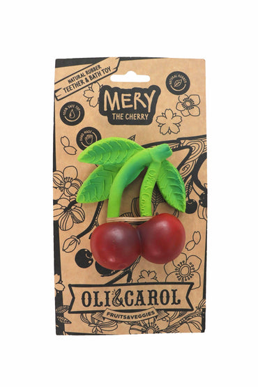 Mery the Cherry rubber teether