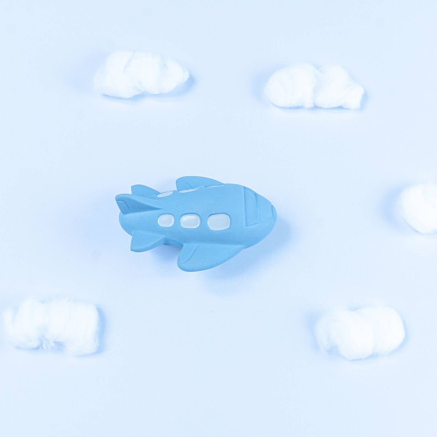 Plane, Rattle & Bath Toy natural rubber