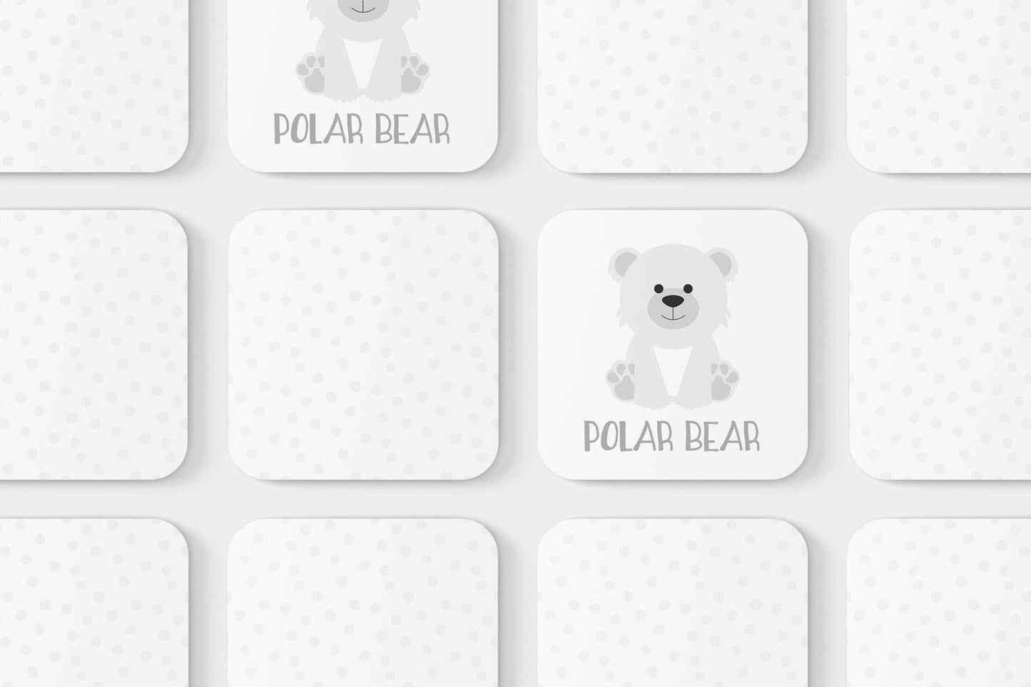 Arctic Animal Memory Game
