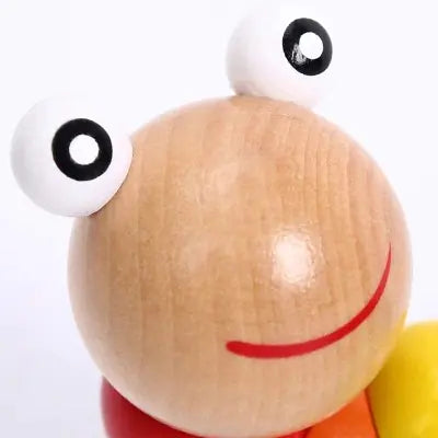 Wooden Twisting Caterpillar Educational Toy