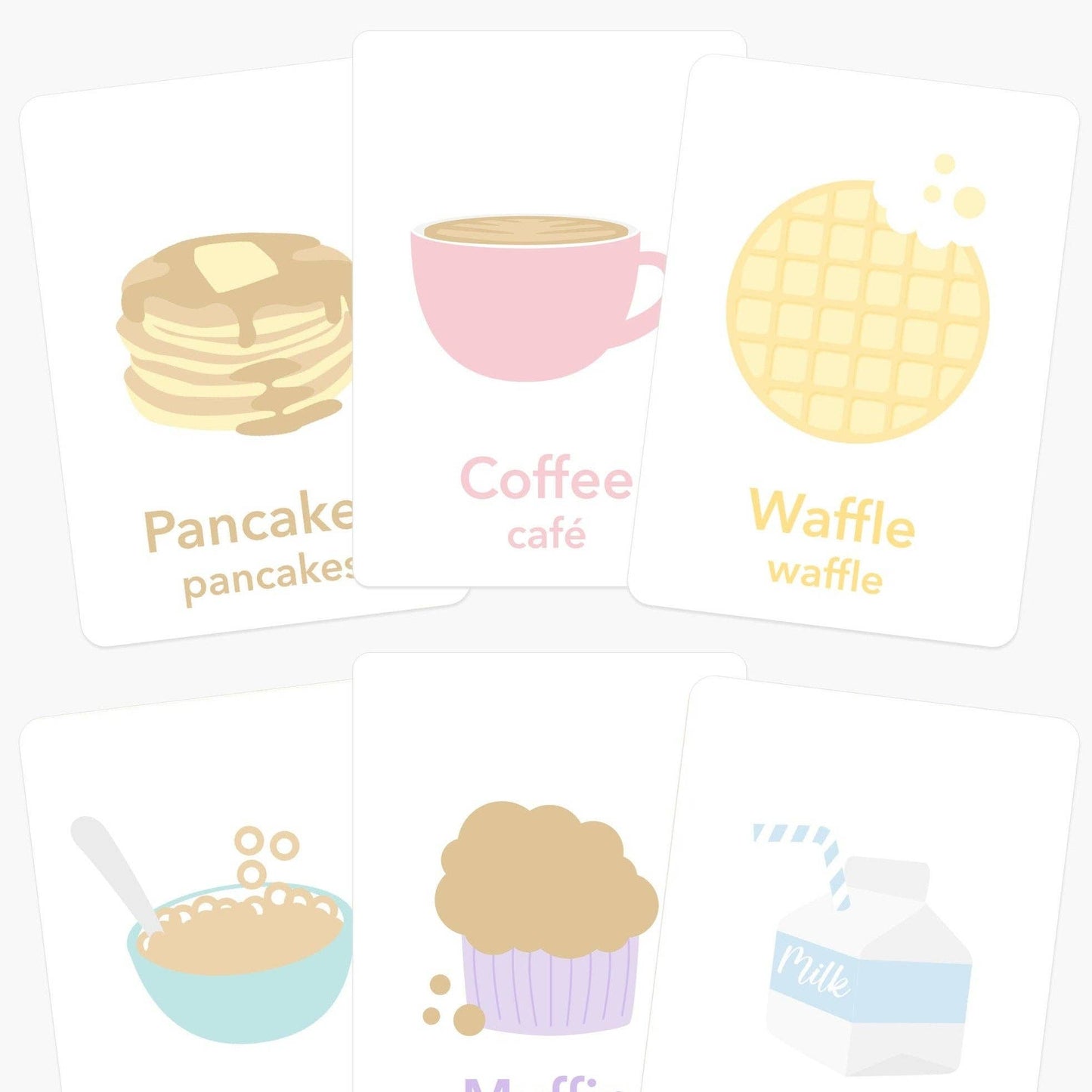 Breakfast Flashcards education & learning