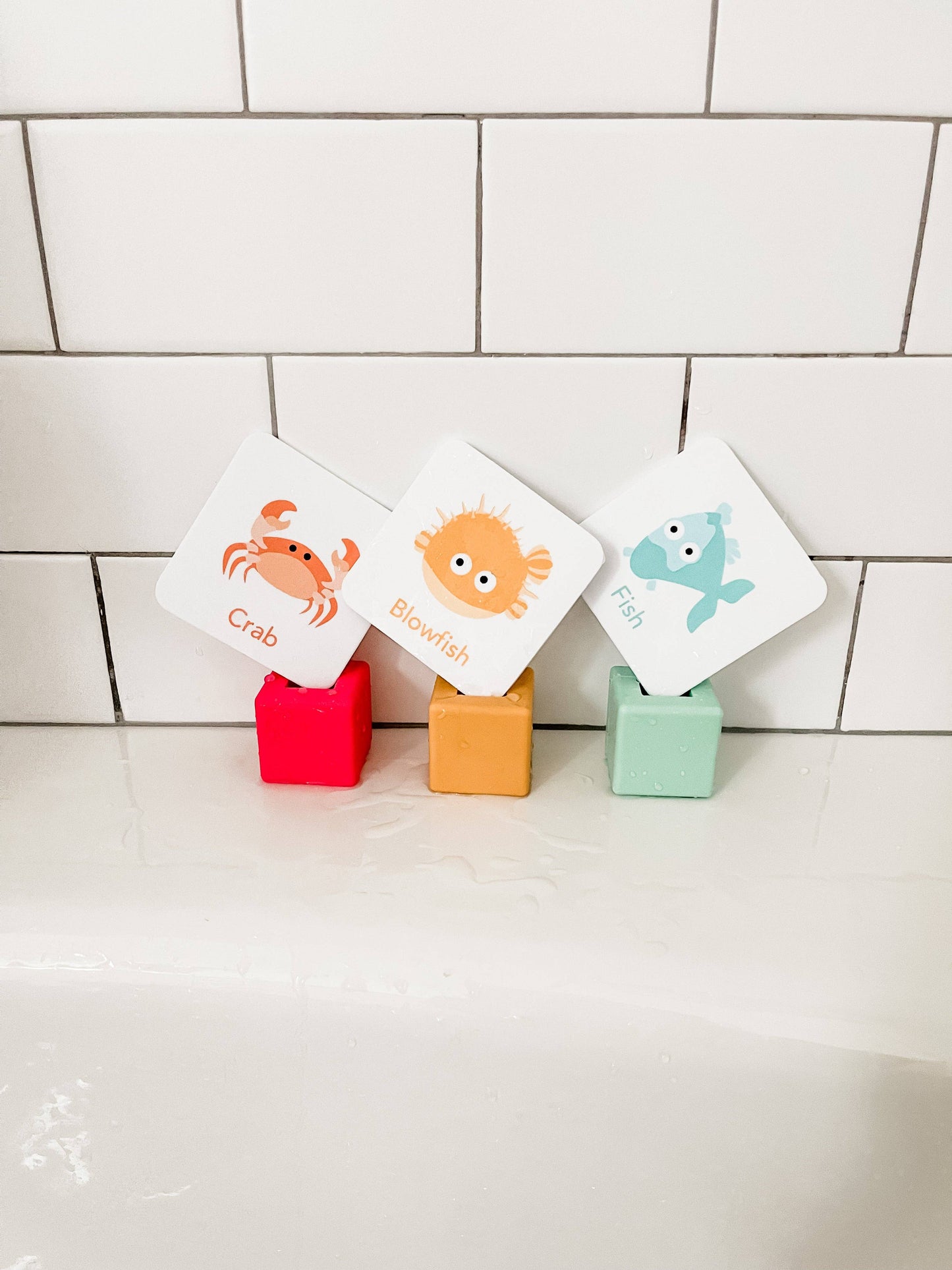 foam sea creature cards, Bath, Pool, Beach Waterproof Play Cards