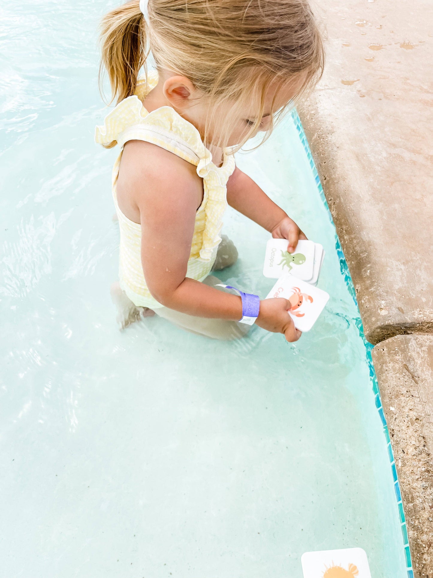 foam sea creature cards, Bath, Pool, Beach Waterproof Play Cards
