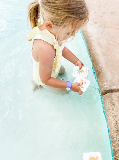 foam sea creature cards, Bath, Pool, Beach Waterproof Play Cards