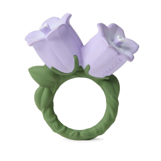 Cindy the Bellflower teether baby, toddler, toy, natural rubber