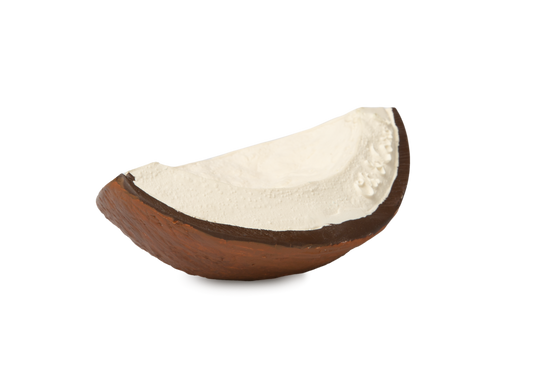 Coco the Coconut baby teether natural rubber