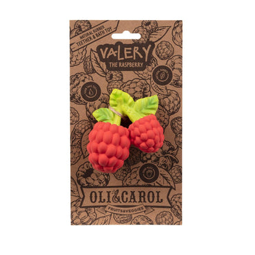 Valery the Raspberry natural rubber leather