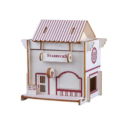 3D Puzzle House Model for Kids' Educational Play