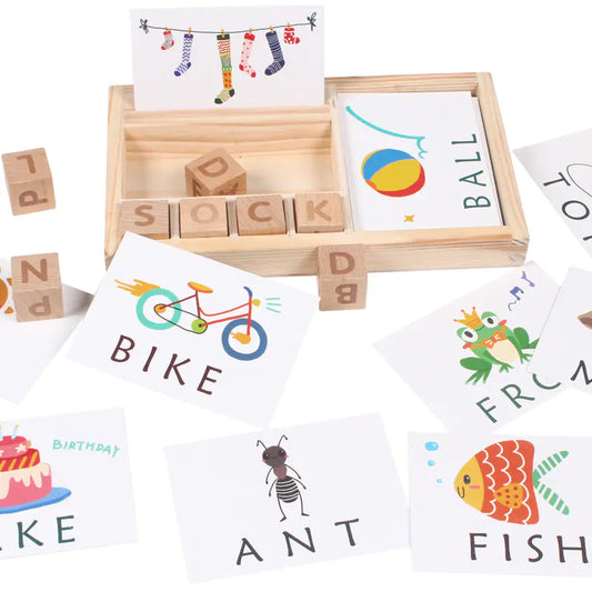 Letter Puzzle Blocks for Kids - Educational Toy