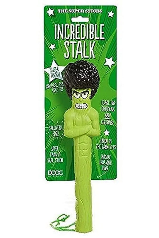 DOOG - The Supersticks Incredible Stalk Fetch Toys Safer Than Real Sticks Splinter Free Glow-in-The-Dark Eyes Floats Easy to Clean