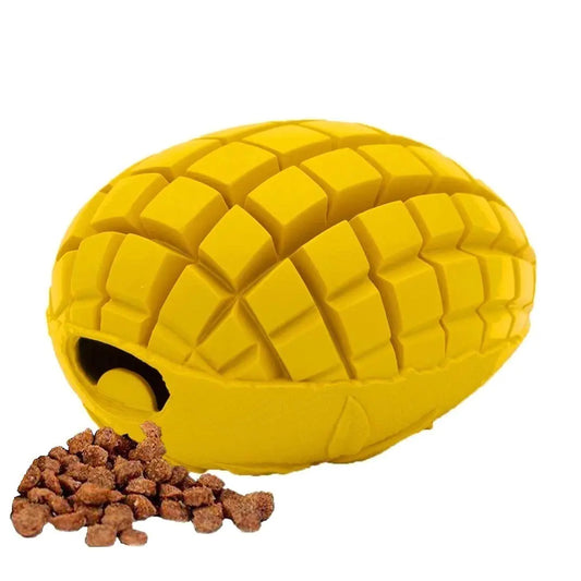 Mango Dog Chew Toys for Aggressive Chewers Large Dogs Indestructible Tough Dog Toys Interactive Durable with Mango Scent Dental Clean Highly Bite Resistant