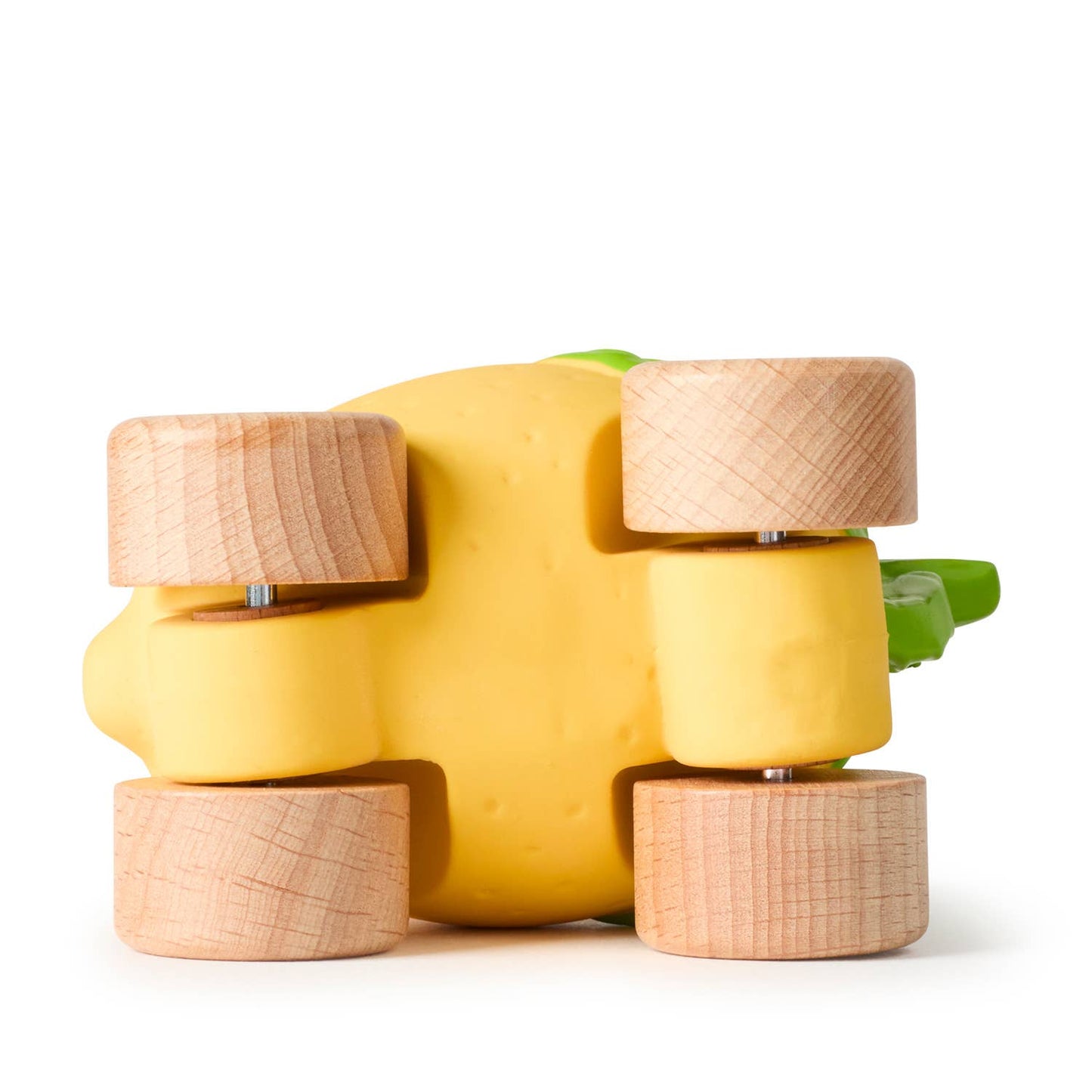 Lou The Lemon Baby Car, natural rubber, wood