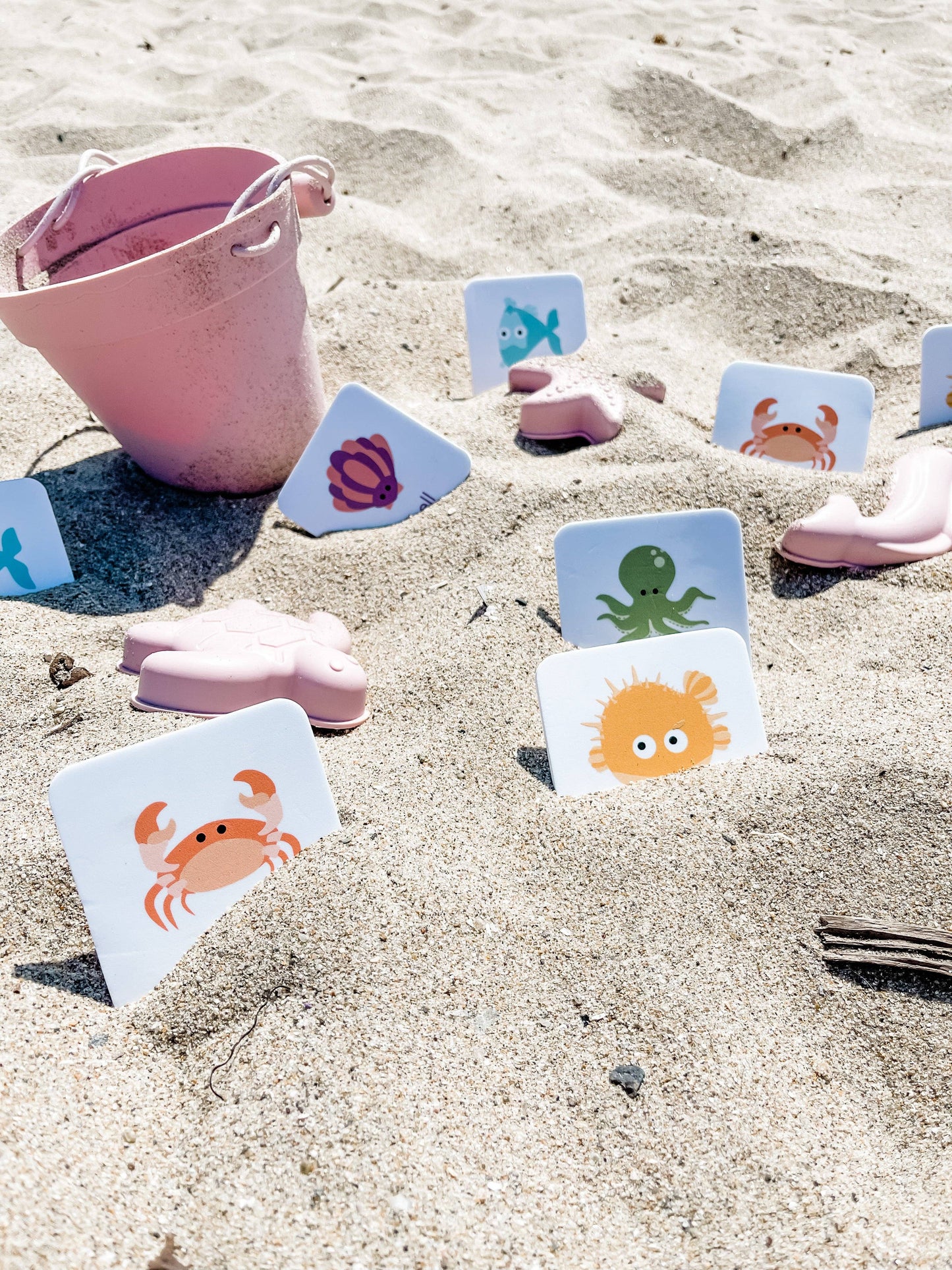 foam sea creature cards, Bath, Pool, Beach Waterproof Play Cards