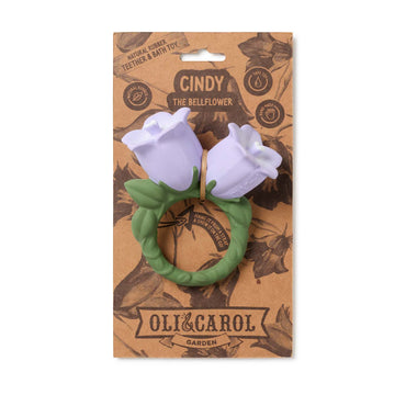 Cindy the Bellflower teether baby, toddler, toy, natural rubber