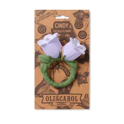 Cindy the Bellflower teether baby, toddler, toy, natural rubber
