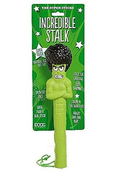 DOOG - The Supersticks Incredible Stalk Fetch Toys Safer Than Real Sticks Splinter Free Glow-in-The-Dark Eyes Floats Easy to Clean