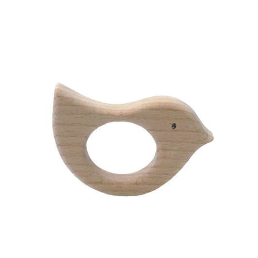 Cartoon Animal Teething Toys - Beech Wood Design