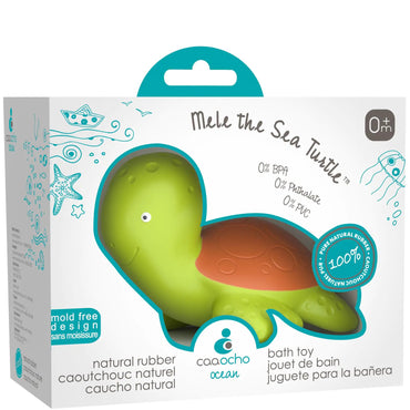Mele the Turtle Natural Bath Toy