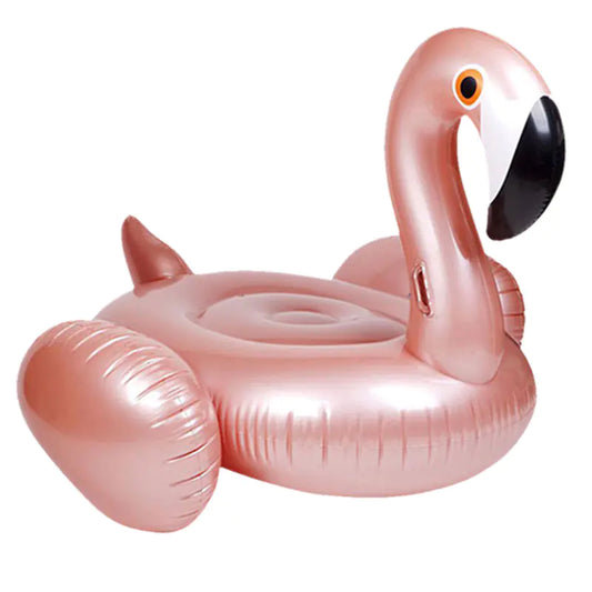 Inflatab Flamingo Pool Float rose gold